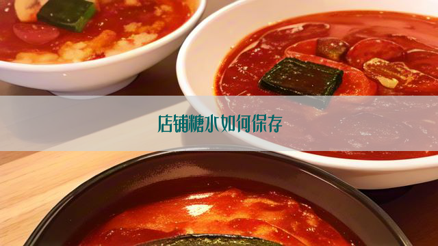 店铺糖水如何保存