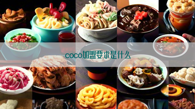 coco加盟要求是什么