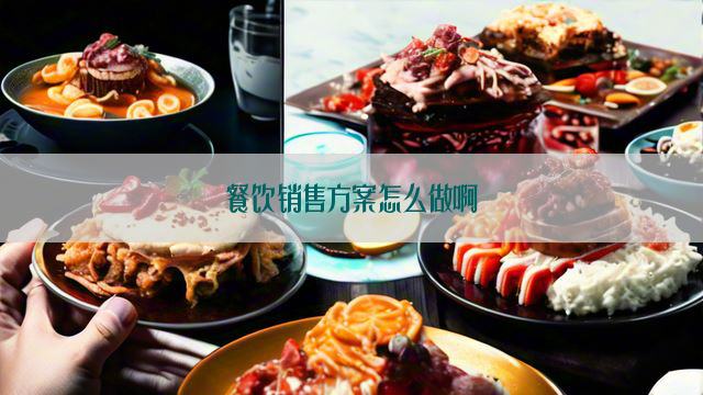 餐饮销售方案怎么做啊